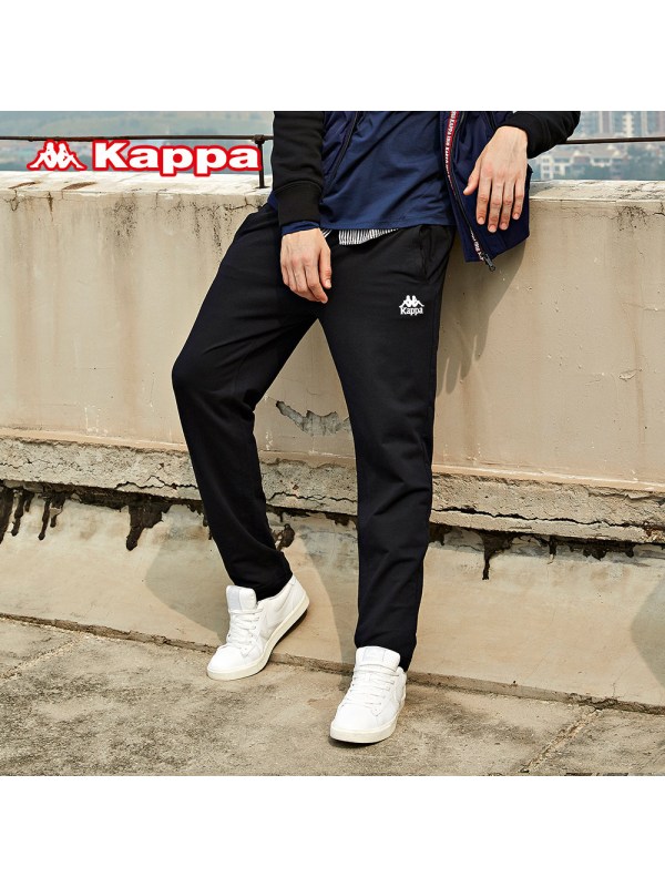Kappa卡帕男运动裤卫裤春季裤子棉休闲裤直筒运动长裤子