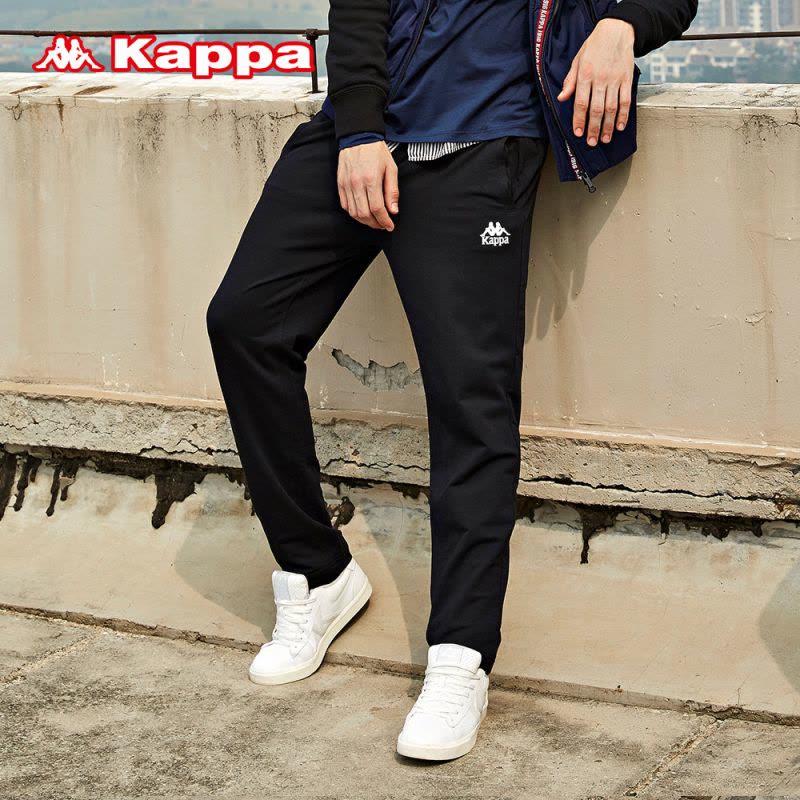 Kappa卡帕男运动裤卫裤春季裤子棉休闲裤直筒运动长裤子图片