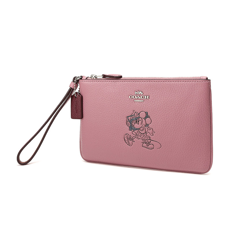 COACH 蔻驰 奢侈品 女士DISNEY X COACH系列皮革手拿包零钱包 37540B