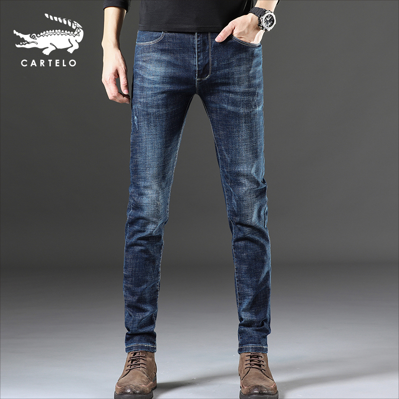 卡帝乐鳄鱼cartelo男士牛仔裤