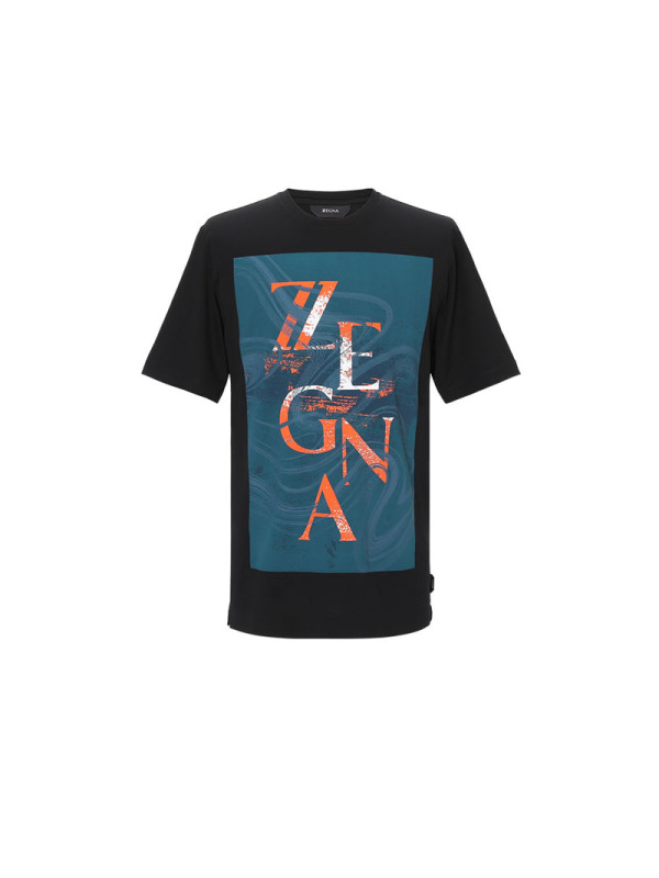 ZEGNA T恤 LOGO印花 VU372