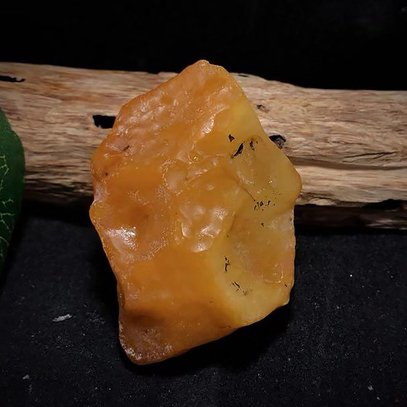 凝萃 天然琥珀蜜蜡原石吊坠项链挂件料毛料琥珀随性吊坠39g hpmlys03y