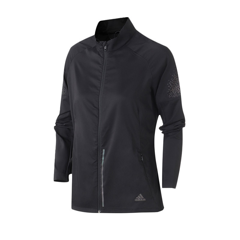 【自营】adidas阿迪达斯女子夹克外套秋季跑步立领运动服CZ5466 L CZ5466黑色