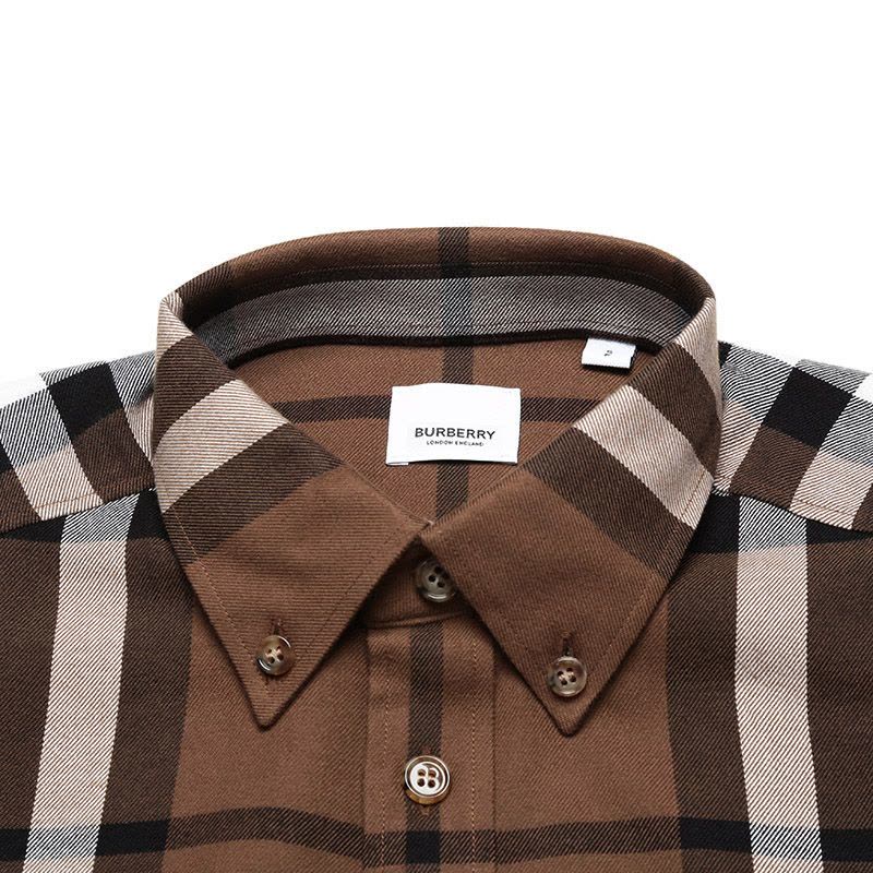 博柏利/巴宝莉 BURBERRY 男款 棉质长袖衬衫80486751图片