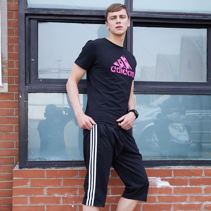 阿迪达斯adidas男装短袖T恤-ADITSG2-BP图片