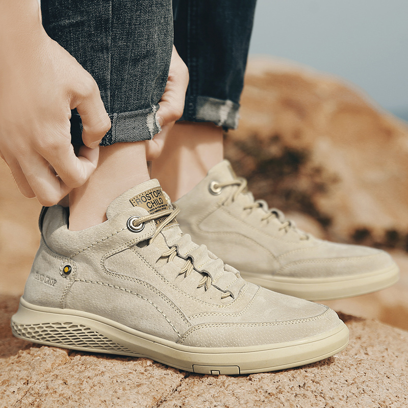 木林森男鞋2020秋季新款百搭青年鞋子韩版耐磨运动休闲鞋板鞋男潮