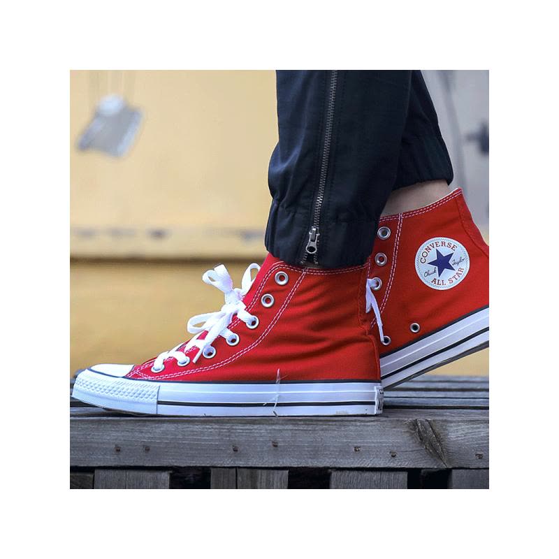 CONVERSE匡威高帮帆布鞋春季男鞋女鞋经典常青情侣休闲运动板鞋101013图片