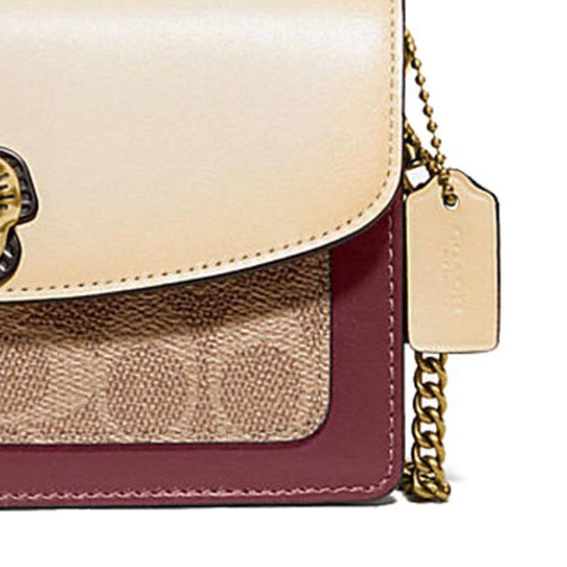 预订 COACH PARKER 18 山茶花单肩包 1680 牛皮革\帆布图片