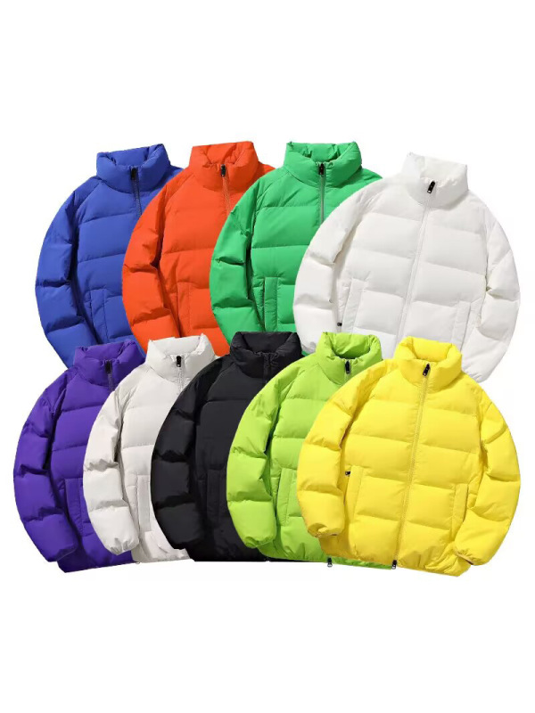 羽绒服男秋冬季新款潮流宽松白鸭绒保暖立领港风情侣百搭时尚外套