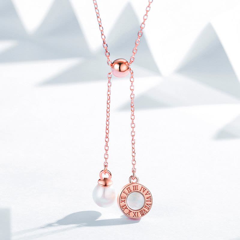 佰色传情BRIR淡水珍珠项链女潮纯银锁骨链网红银2020新款图片