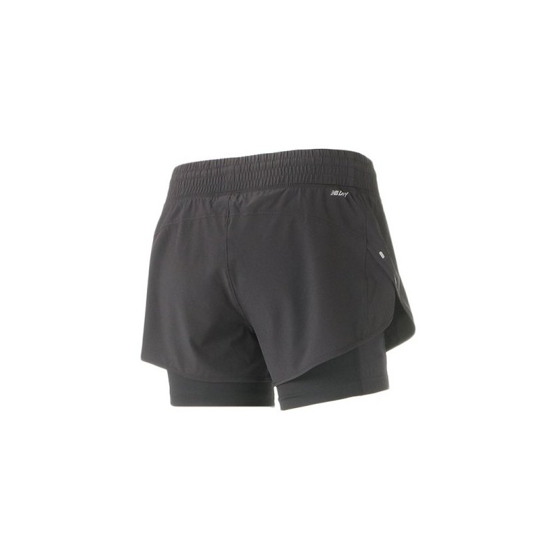 New Balance/NB女裤梭织运动休闲短裤AWS81263 L AWS81263-BK黑色