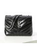 预订 SAINT LAURENT（YSL） LOU LOU 小号 小胖包 信封 “Y”字形提花 链条包494699