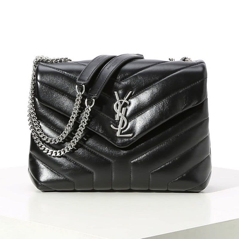 预订 SAINT LAURENT（YSL） LOU LOU 小号 小胖包 信封 “Y”字形提花 链条包494699图片
