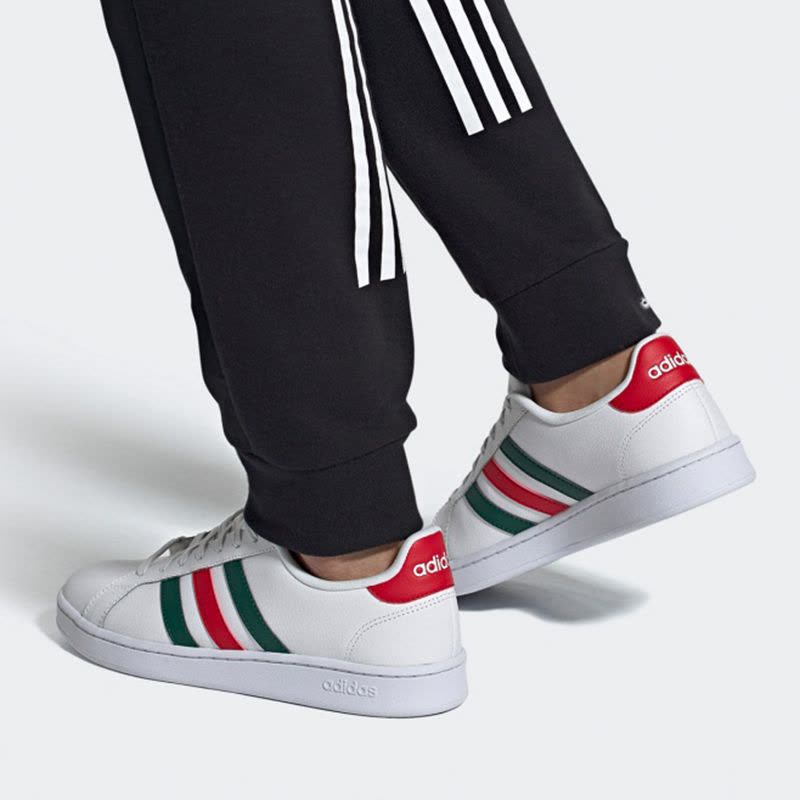 Adidas阿迪达斯neo男女鞋2020白色板鞋轻便运动休闲鞋 FW5906图片