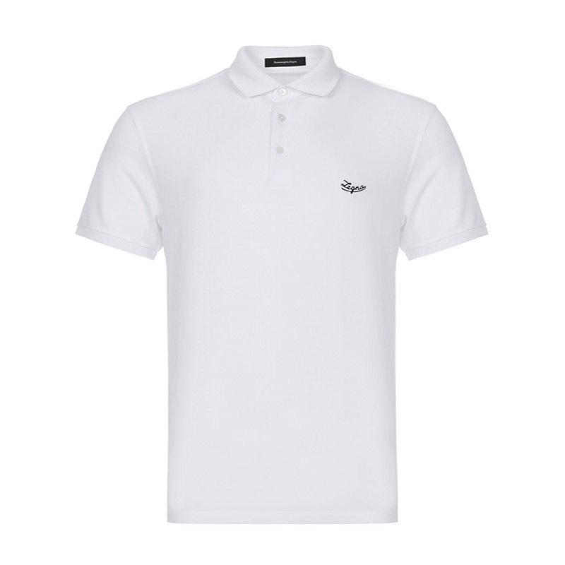 Ermenegildo Zegna 杰尼亚 男士棉质短袖POLO衫 US592 750R