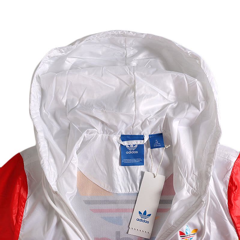 adidas阿迪达斯三叶草女装外套秋季薄款防风衣运动服透气夹克AZ7157图片