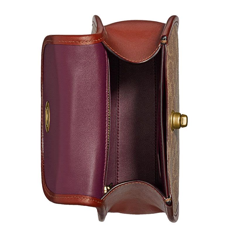 【预定】COACH/蔻驰 旋转扣斜挎包 142 18*17*7CM图片
