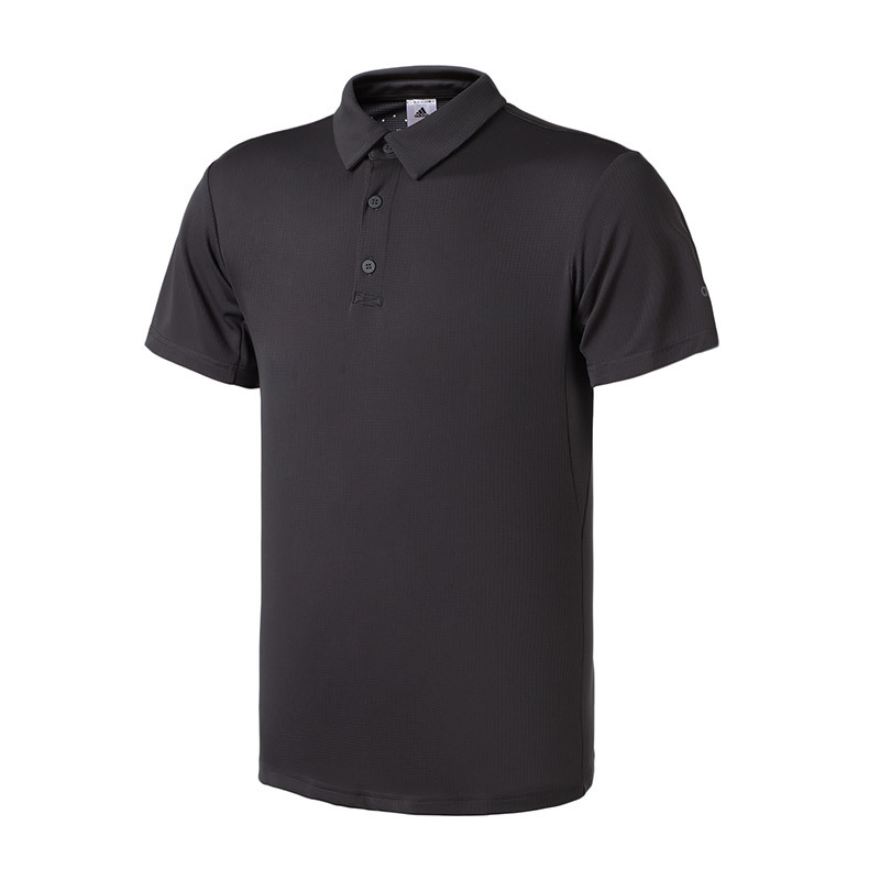 【自营】adidas阿迪达斯男子短袖polo衫18网球透气休闲运动服CD3200 L CE1442碳黑S18