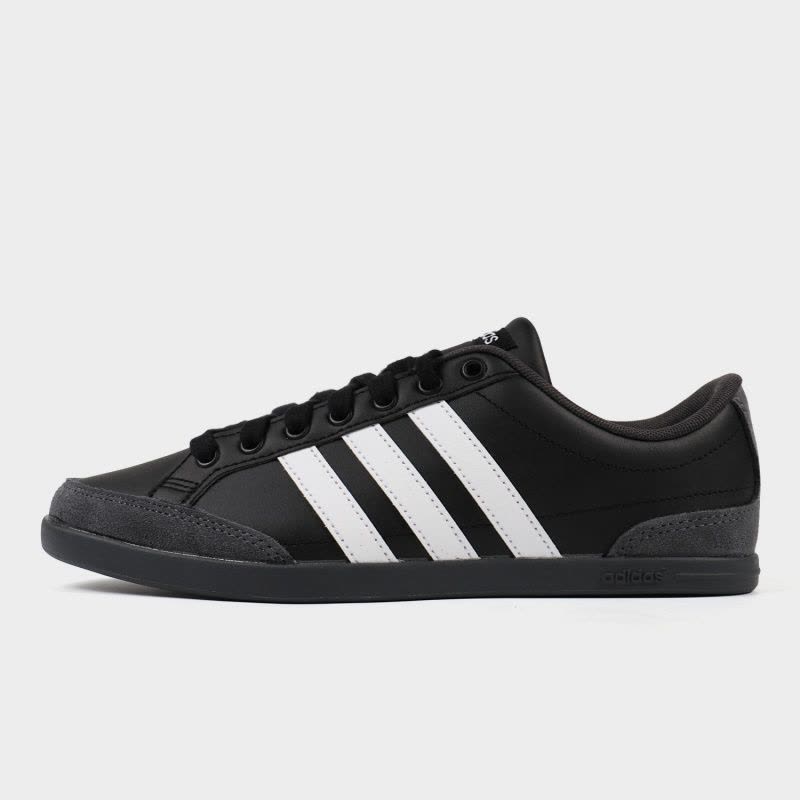 Adidas阿迪达斯板鞋男2020夏季透气低帮黑色运动鞋休闲鞋FV8553图片