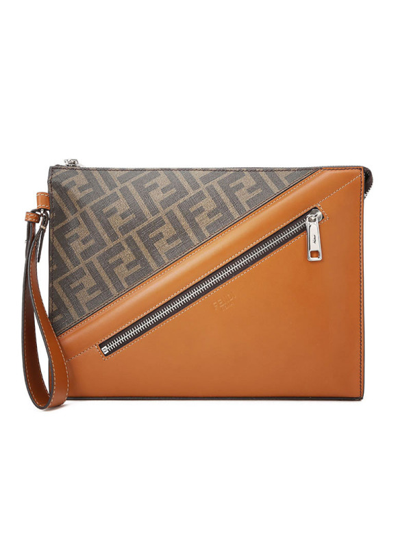 预售 芬迪FENDI 老花款 男女通用手拿包7VA491