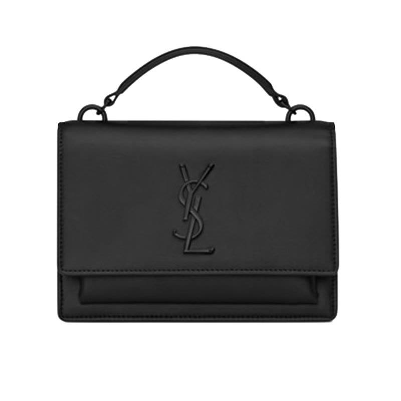 预订 SAINT LAURENT（YSL） SUNSET迷你 顶部手提 光滑皮革 链条包533026图片