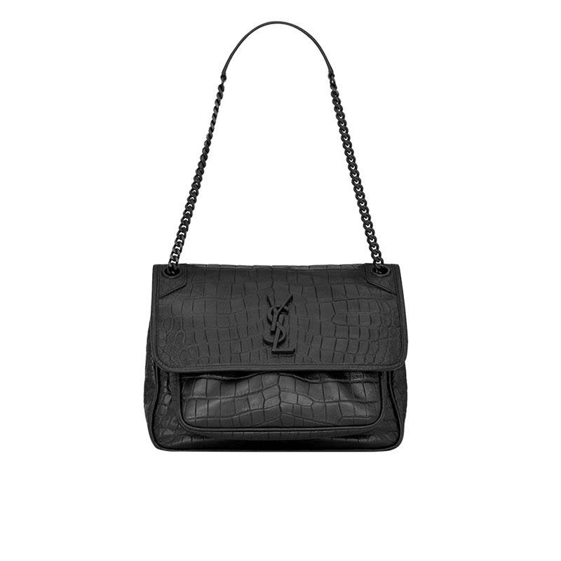 【预定】YSL/圣罗兰 NIKI 单肩包 中号 鳄鱼纹 548942 28*20*8.5CM图片