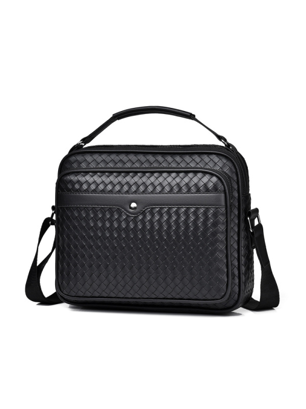 新款男士高级感斜挎包休闲大容量多功能单肩包耐磨防泼水男包背包