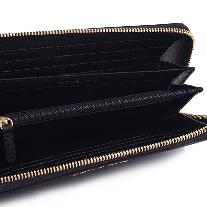 michaelkors拉链荔枝纹牛皮女士钱包32s7gm9e9l