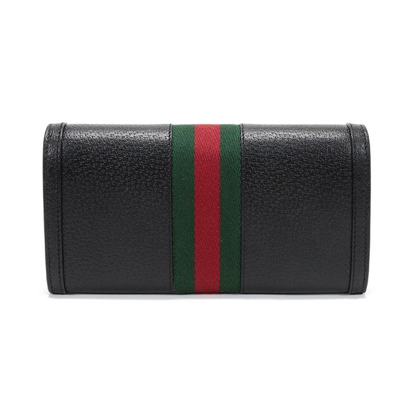 GUCCI 古驰 女士 Ophidia系列织物配皮长款钱包钱夹 523153 DJ2DG
