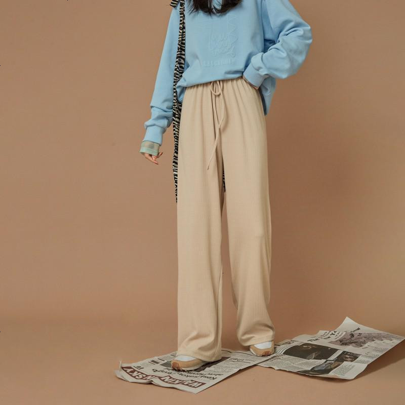 OtherMix阔腿裤高腰2021年新款春季直筒拖地裤女垂感Chic新潮裤子