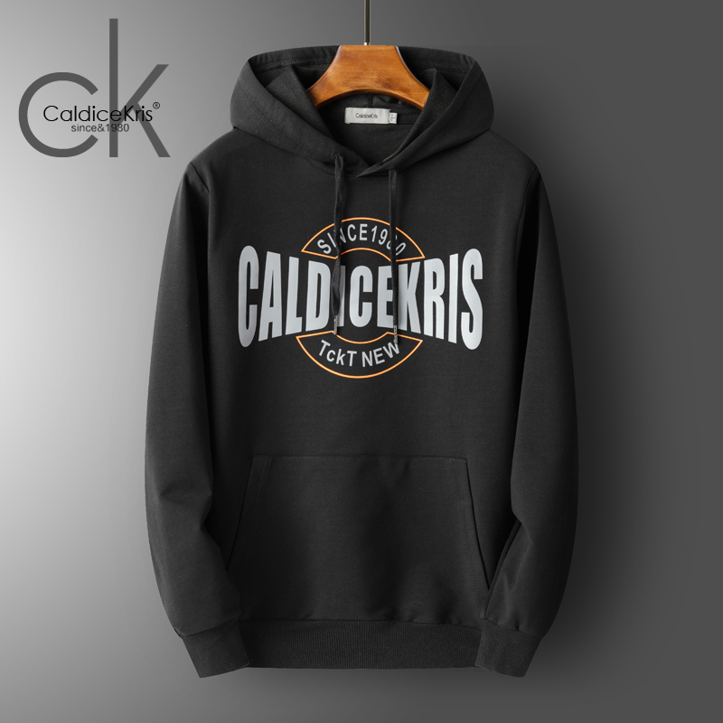 Caldicekris 卫衣男士秋季宽松潮休闲连帽上衣百搭外套