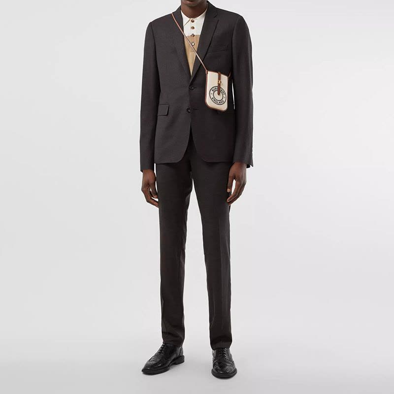 BURBERRY 博柏利 手机包 帆布 斜挎包8026609 预售图片