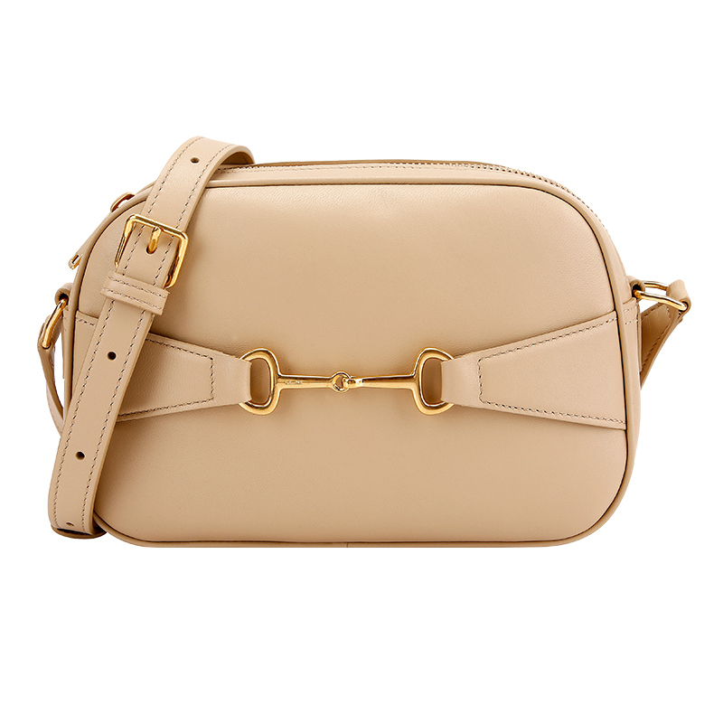 CELINE 思琳 奢侈品 女士羊皮米色CRECY单肩斜挎包相机包 191353BUS 03ND