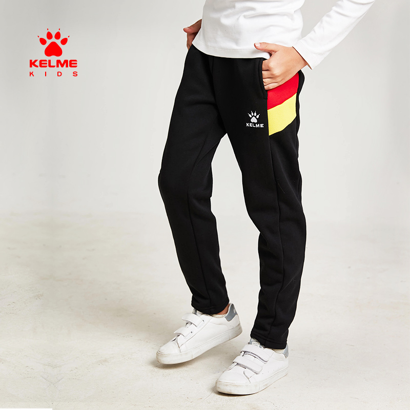 kelme（kids）童装男童裤舒适针织运动长裤2020新款春季休闲长裤