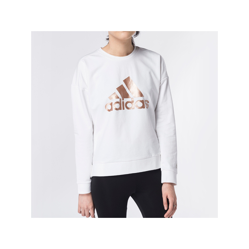 Adidas阿迪达斯 女装正品运动卫衣圆领套头衫 EA3103