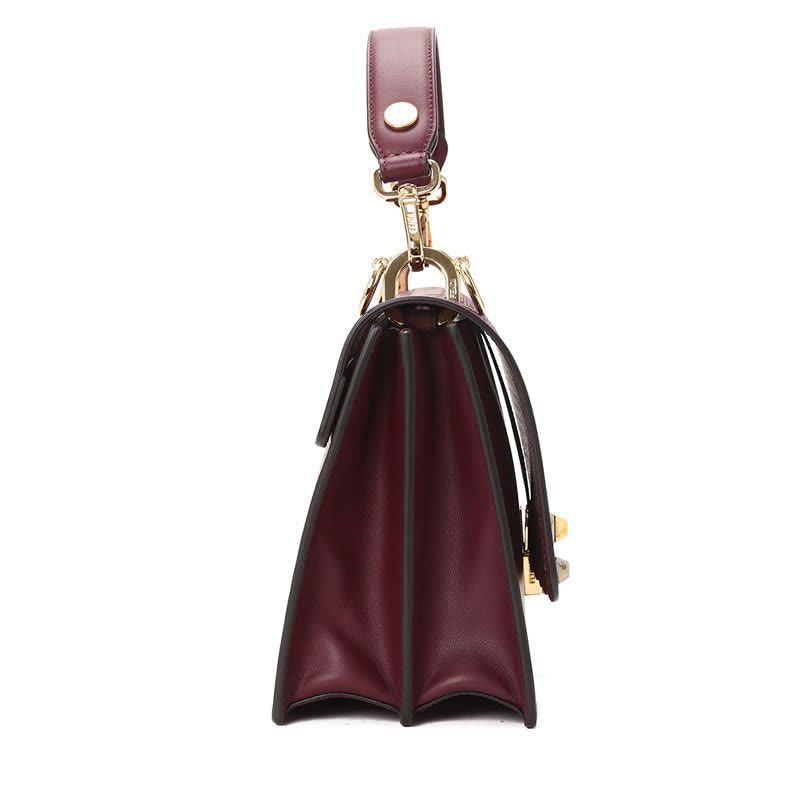 FENDI/芬迪 女包KAN I镂空图案翻盖扇形边手拎单肩包 8BT283 24.5x18x9.5CM图片