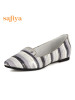 Safiya/索菲娅 羊皮革尖头浅口低平跟女单芭蕾舞鞋SF61111032