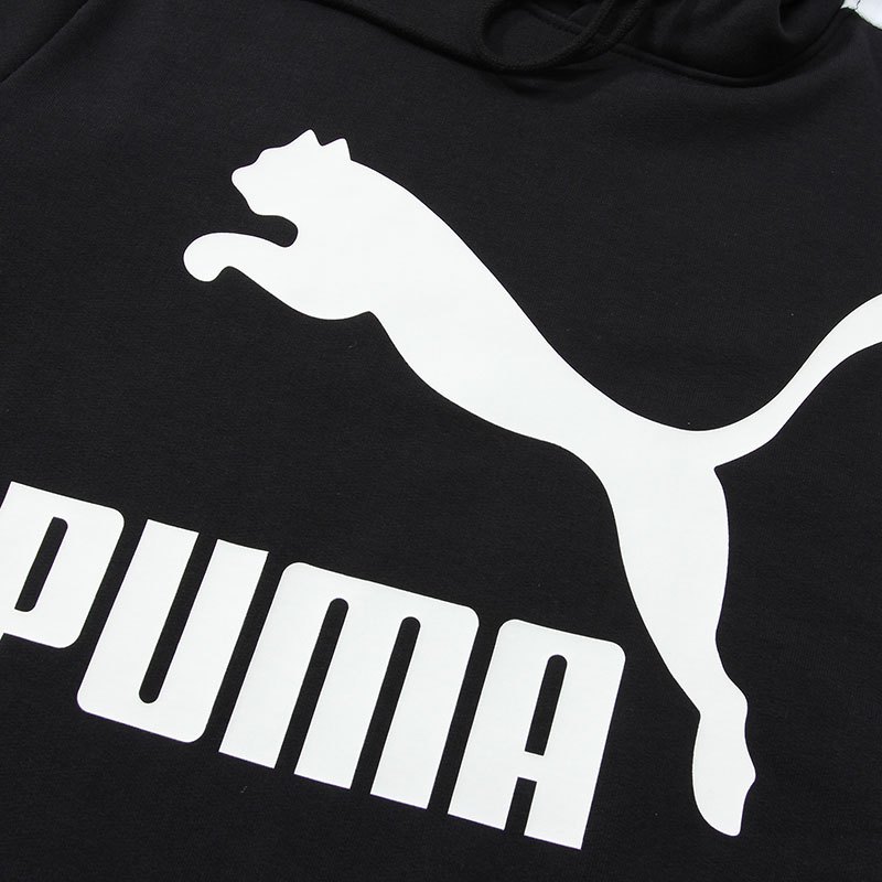 PUMA彪马运动服男装T7套头连帽连针织卫衣57758701 L 57758701黑色
