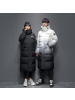 羽绒服男冬季新款情侣潮流宽松中长款过膝男女同款时尚连帽外套男