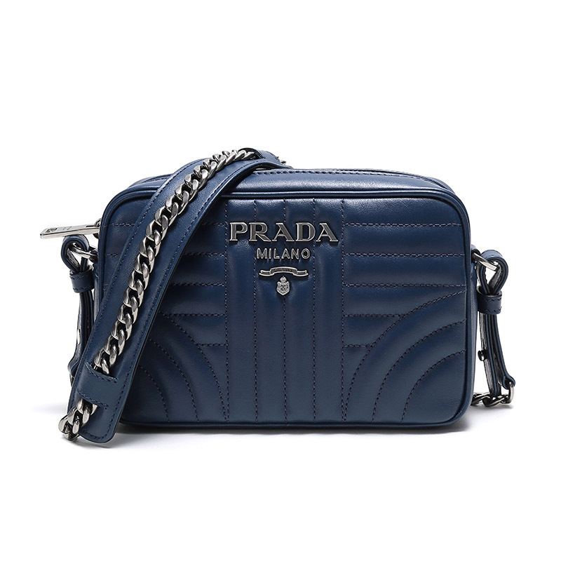 PRADA 普拉达 女士牛皮相机包单肩斜挎包 1BH084 2D91