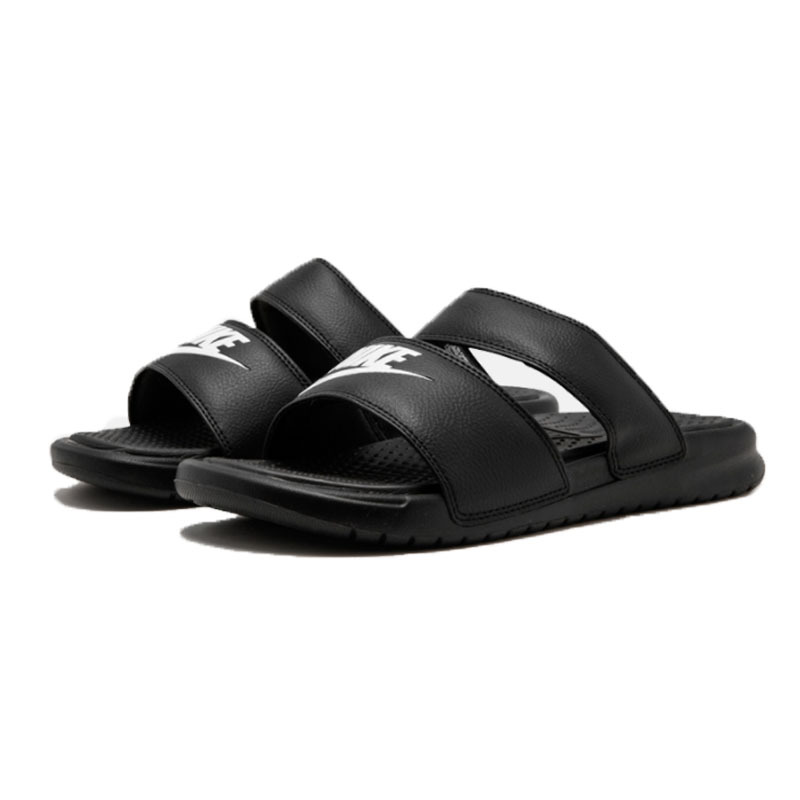 nike耐克男女中性鞋黑白双绑带忍者拖鞋819717010