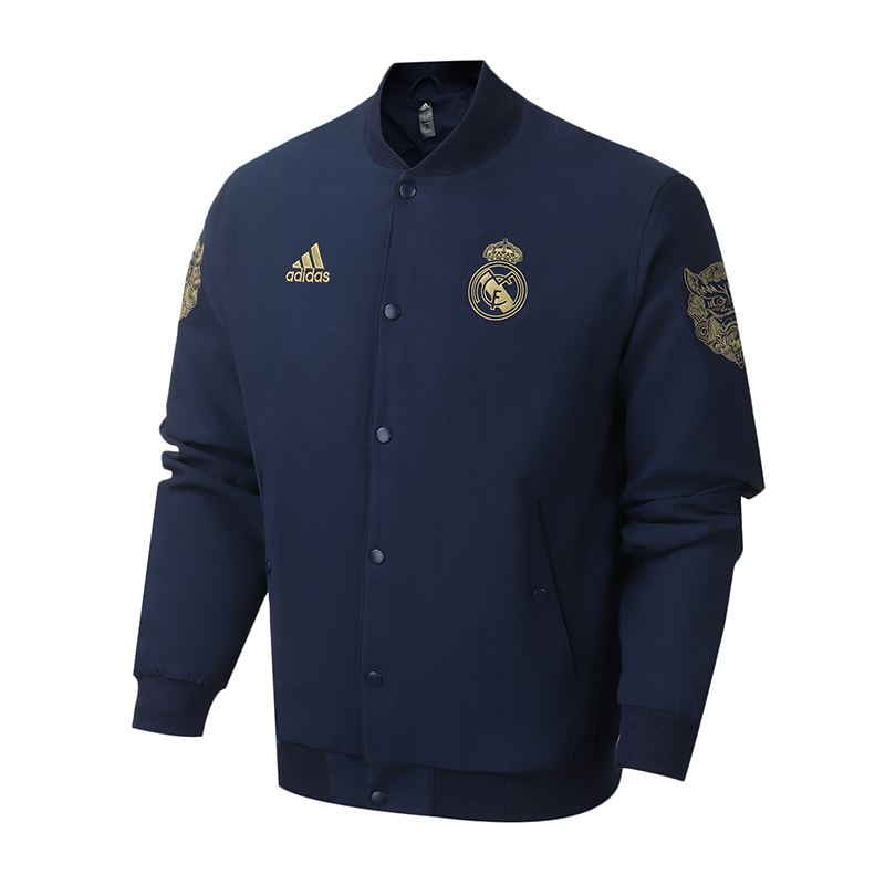 阿迪达斯男服夹克皇马棒球服飞行服足球休闲运动服FR5569