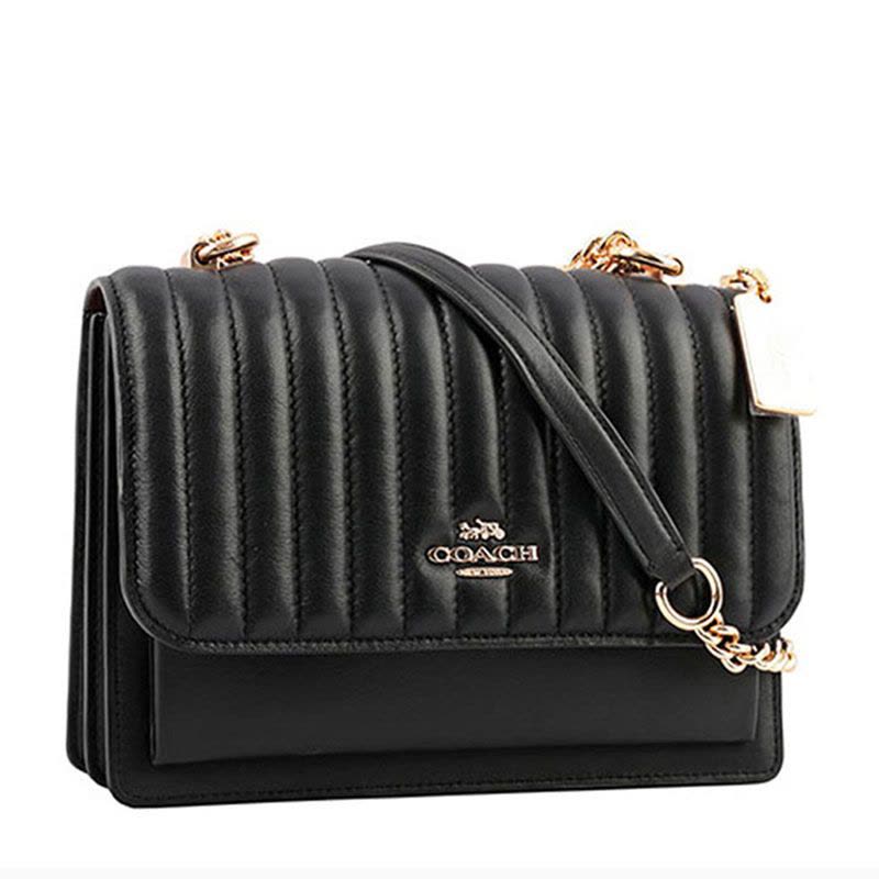 COACH 口盖包 字母马车标 绗缝皮 F2561图片