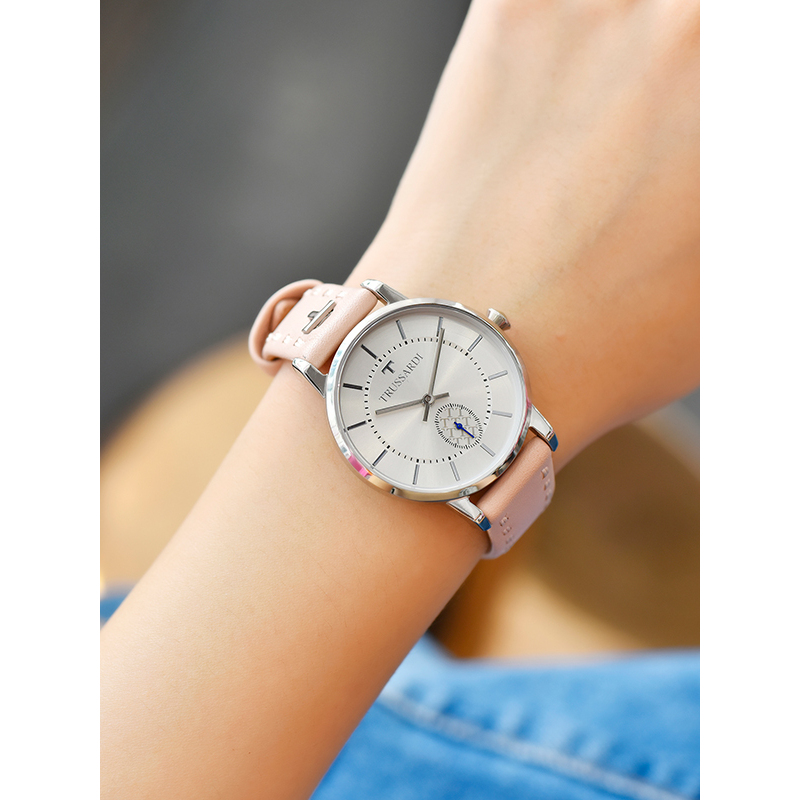 TRUSSARDI T-GENUS系列多功能表盘石英女士手表