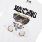 莫斯奇诺 MOSCHINO女士新款卫衣棉质刺绣嘻哈泰迪熊小熊上衣服饰套头卫衣奢侈品女装 17085527 V1001