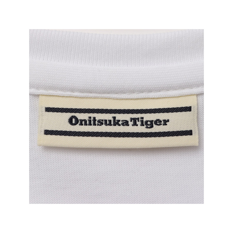鬼冢虎Onitsuka Tiger男短袖t恤夏OKT130-0123.. L OKT130-0123白色/红色