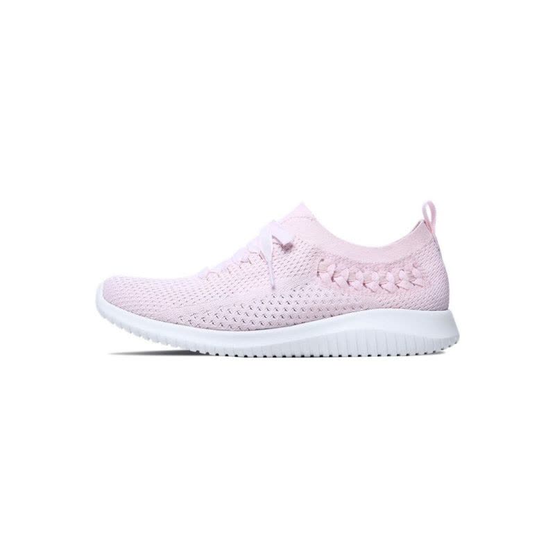 Skechers斯凯奇 女鞋一脚套休闲鞋 透气轻便编织布休闲鞋 66666144图片