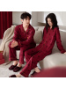 情侣睡衣春秋冬季棉质本命年喜庆结婚红色一男士一女士家居服套装
