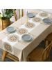 Cebapvc防水餐桌布欧美酒店桌布聚会假期晚餐厅餐遮盖布桌套防油