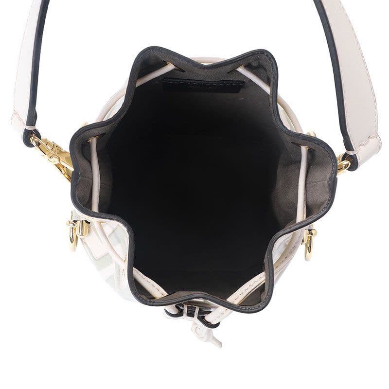 FENDI 芬迪 MON TRESOR 女士单肩包 水桶包迷你 FF标识FF压纹8BS010金扣图片